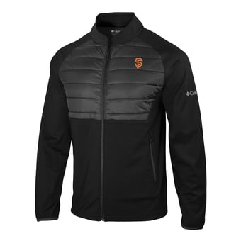 Men's Columbia Black San Francisco Giants In The Element Full-Zip Jacket