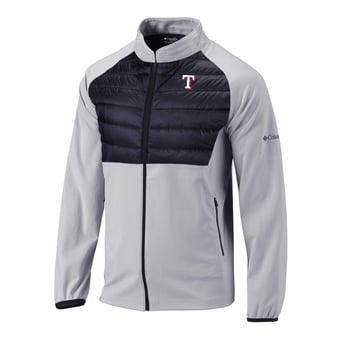 Men's Columbia Gray Texas Rangers In The Element Full-Zip Jacket