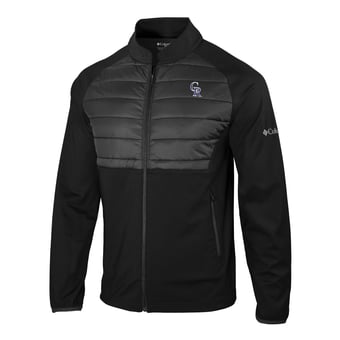 Men's Columbia Black Colorado Rockies In The Element Full-Zip Jacket