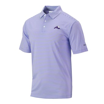Men's Columbia Purple Colorado Rockies Club Invite Polo
