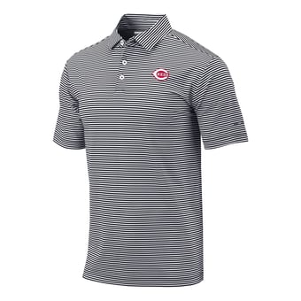 Men's Columbia Black Cincinnati Reds Club Invite Polo