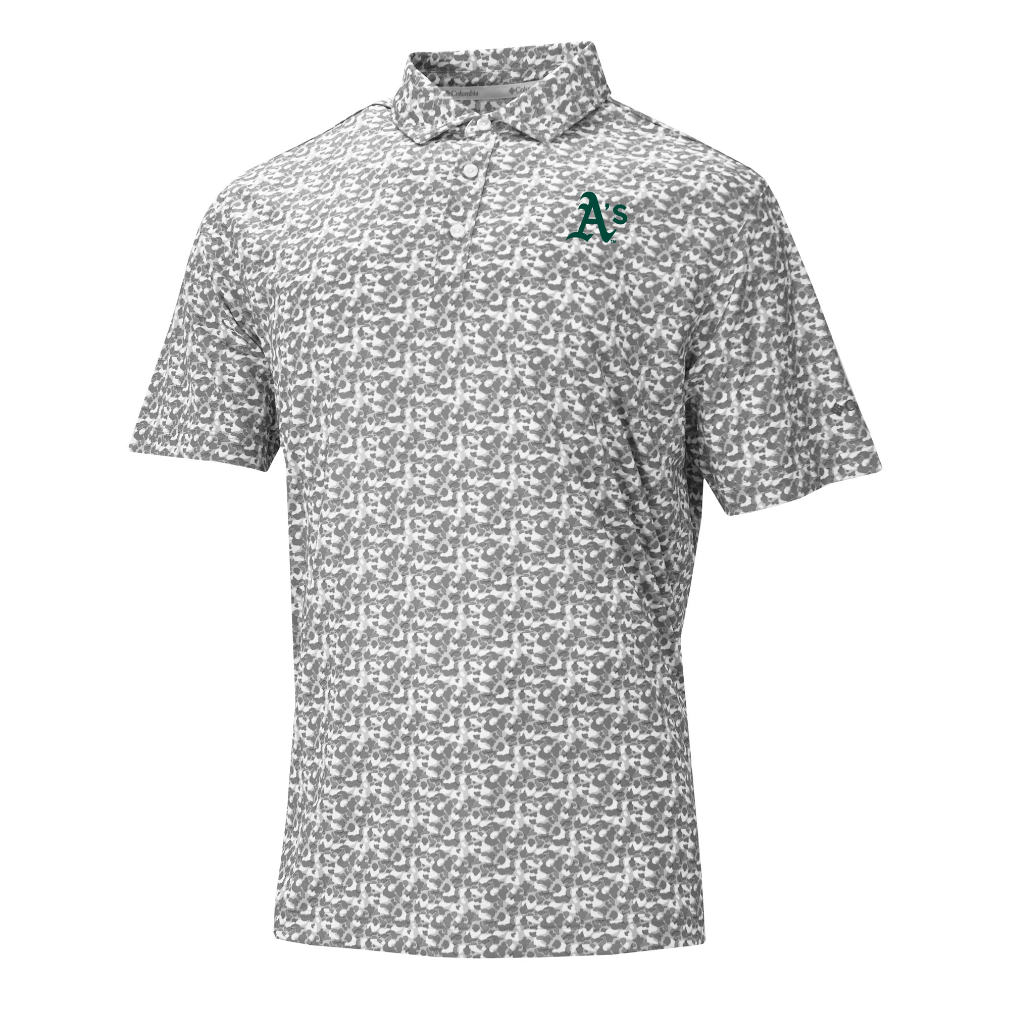 Men's Columbia Gray Athletics Catchy Swing Polo