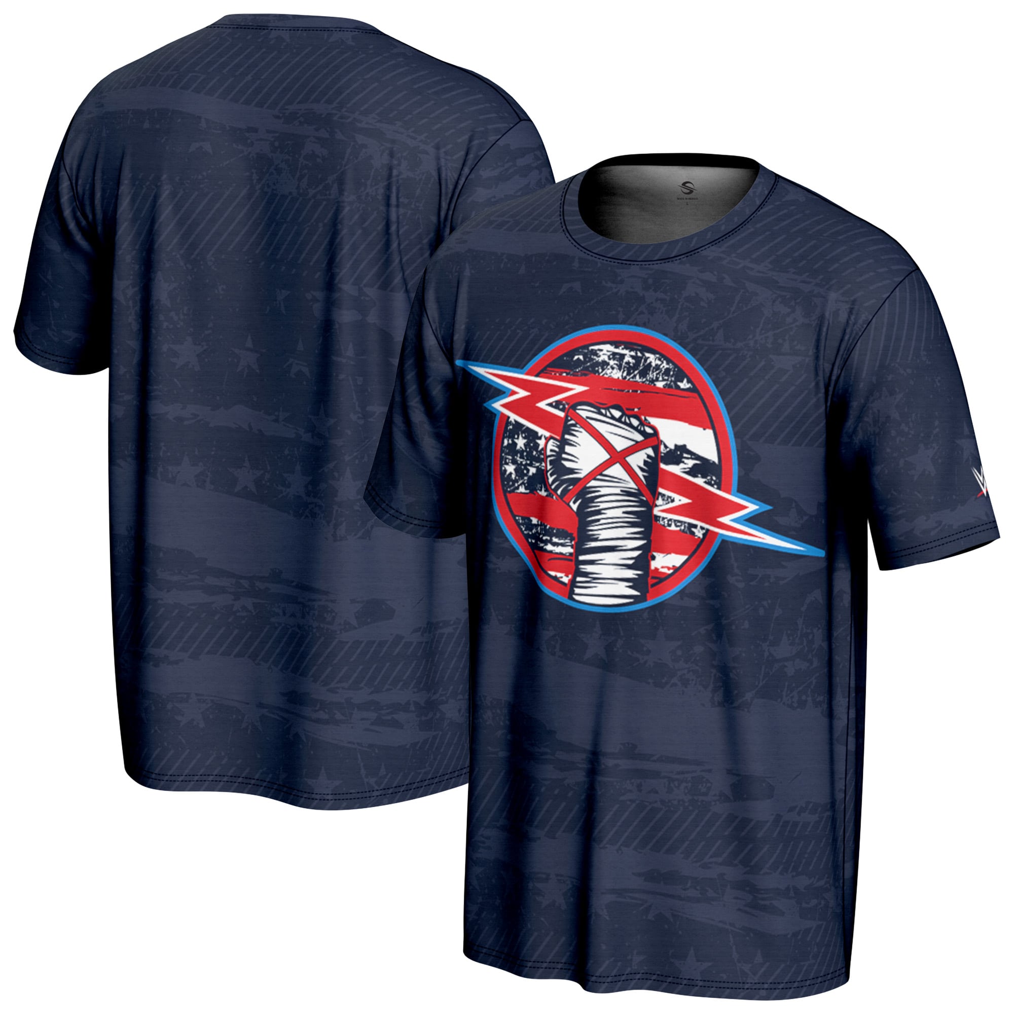 Men's ProSphere Navy CM Punk Americana T-Shirt