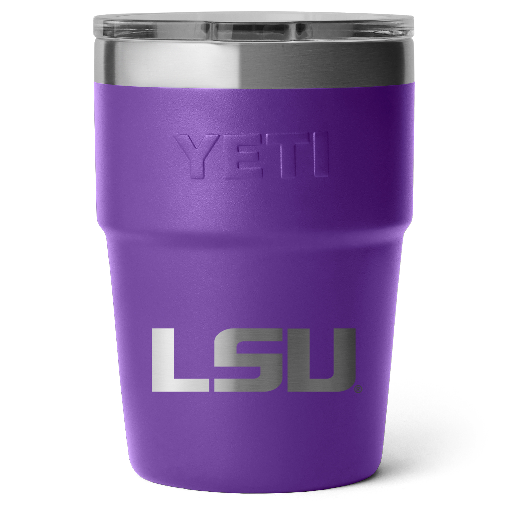 YETI LSU Tigers 16oz. Rambler Stackable Cup with Magslider Lid
