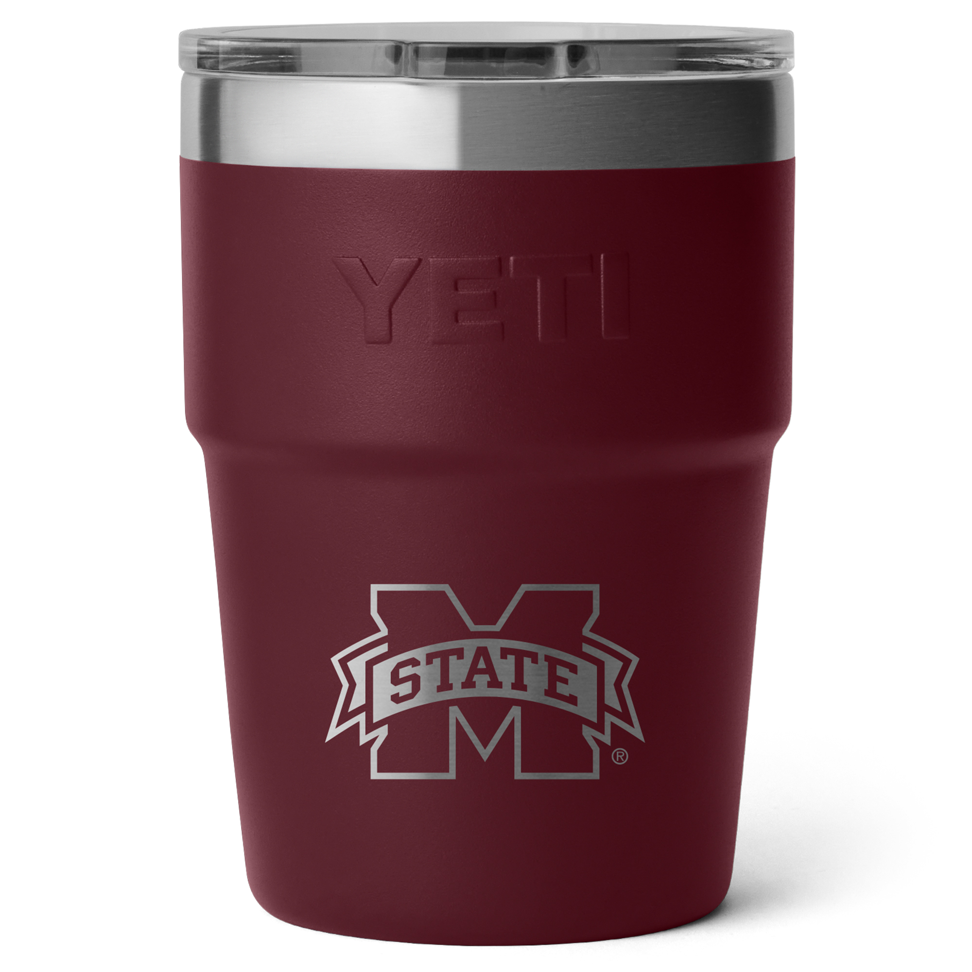 YETI Mississippi State Bulldogs 16oz. Rambler Stackable Cup with MagSlider Lid