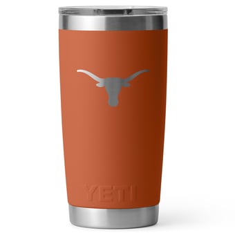 YETI  Texas Longhorns 20oz. Rambler Tumbler with Magslider Lid