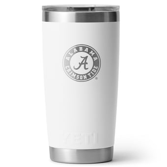 YETI  Alabama Crimson Tide 20oz. Rambler Tumbler with Magslider Lid