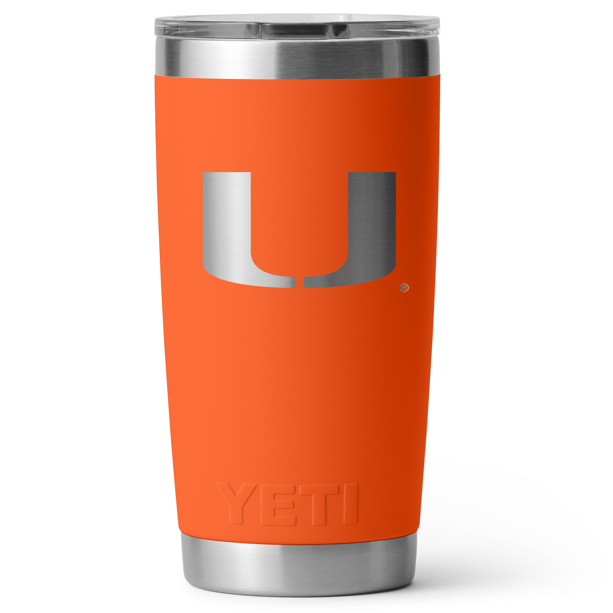YETI  Miami Hurricanes 20oz. Rambler Tumbler with Magslider Lid