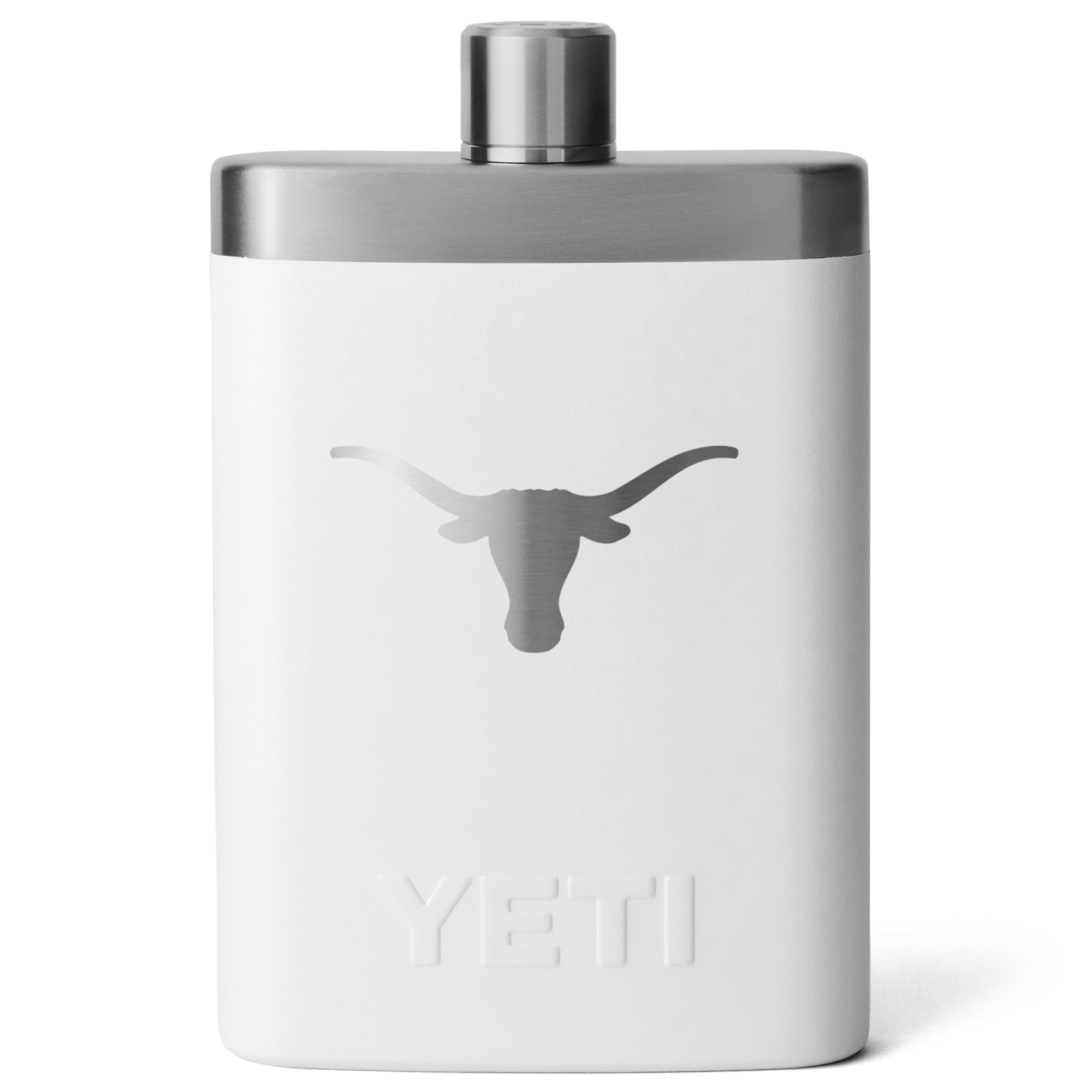 YETI White Texas Longhorns 7oz. Flask