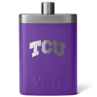 YETI Purple TCU Horned Frogs 7oz. Flask