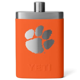 YETI Orange Clemson Tigers 7oz. Flask