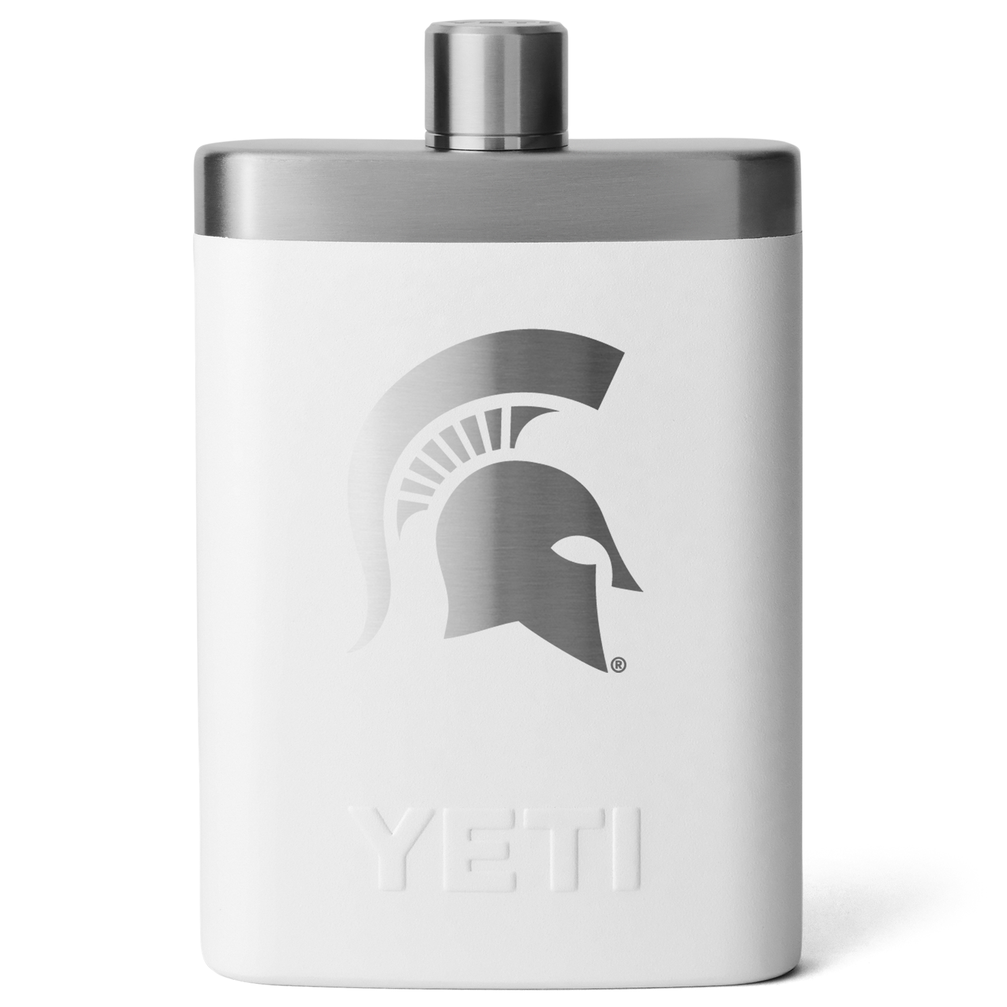 YETI White Michigan State Spartans 7oz. Flask