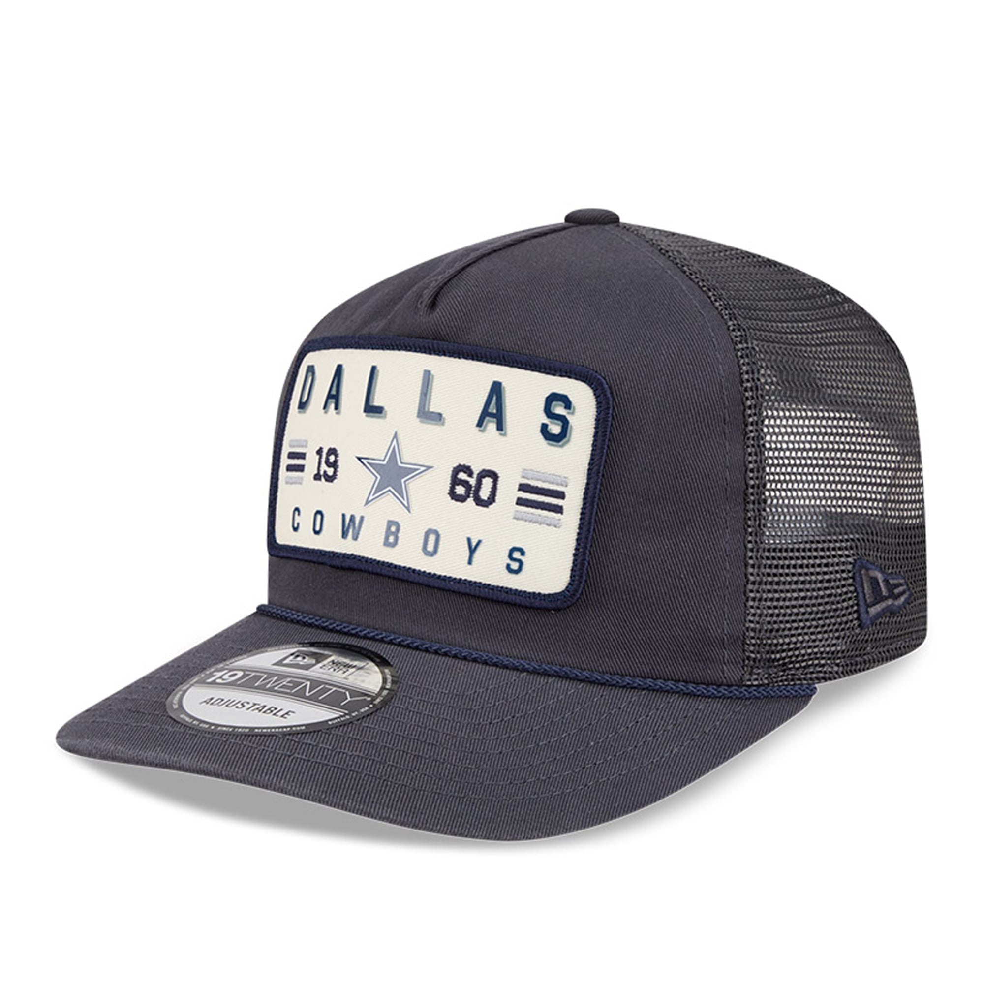 Men's New Era  Navy Dallas Cowboys Washed 19TWENTY Adjustable Hat