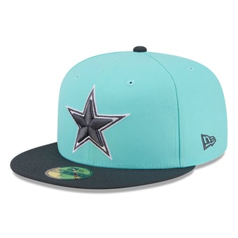 Men's New Era  Light Blue/Navy Dallas Cowboys Two-Tone Color Pack 59FIFTY Fitted Hat