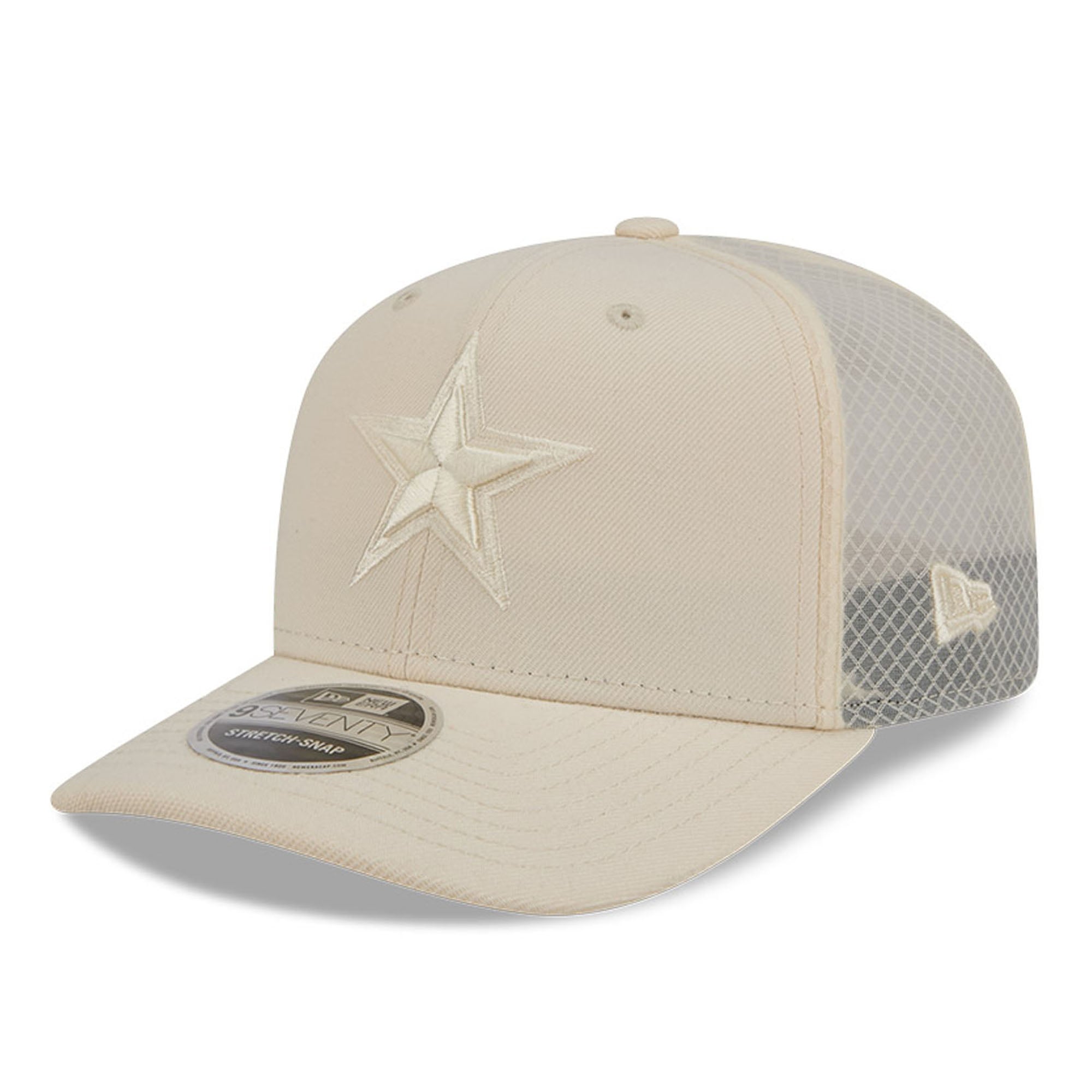 Men's New Era  Cream Dallas Cowboys Color Pack 9SEVENTY Adjustable Hat