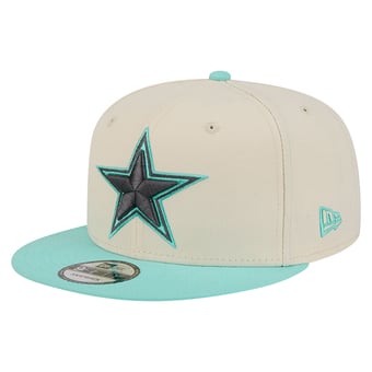 Men's New Era  Cream/Light Blue Dallas Cowboys Two-Tone Color Pack 9FIFTY Snapback Hat