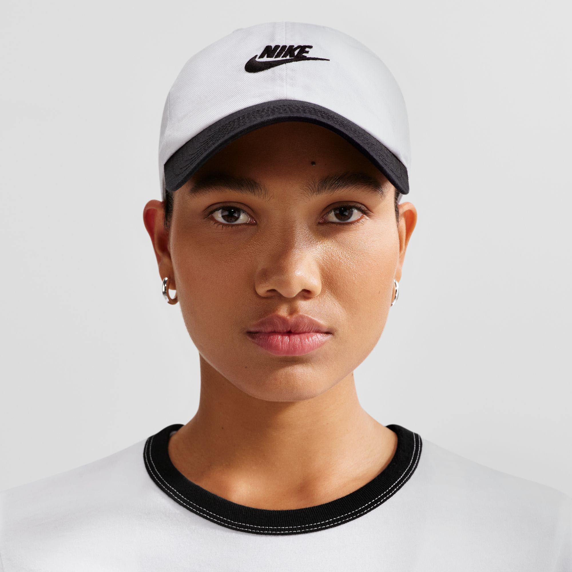 Unisex Nike White Futura Wash Club Adjustable Hat
