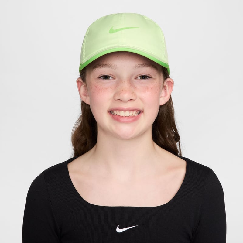 Youth Nike  Neon Green Nike Featherlight Club Unstructured Adjustable Hat