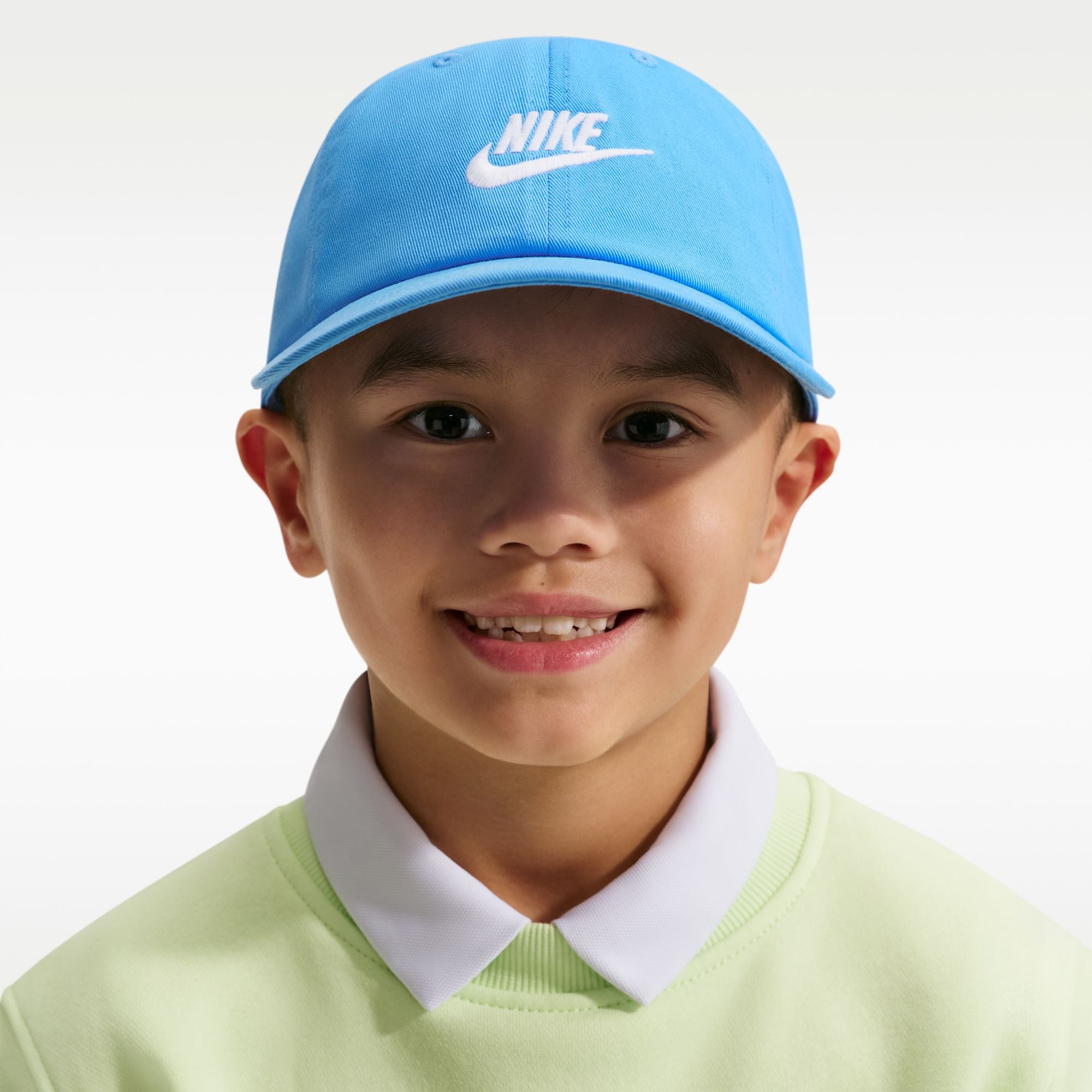 Youth Nike  Blue Nike Dri-FIT Wash Club Adjustable Hat