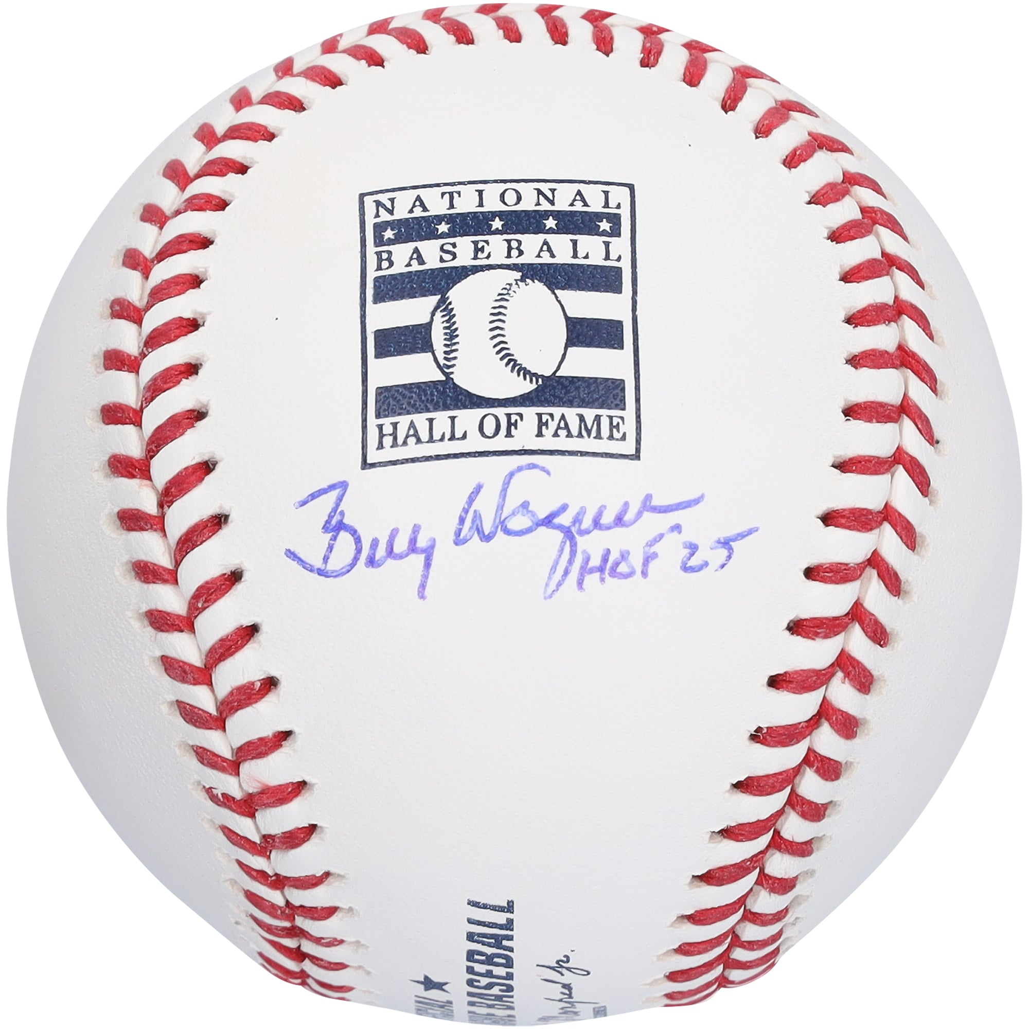 Billy Wagner Houston Astros Autographed Hall of Fame Logo Baseball with "HOF 25" Inscription