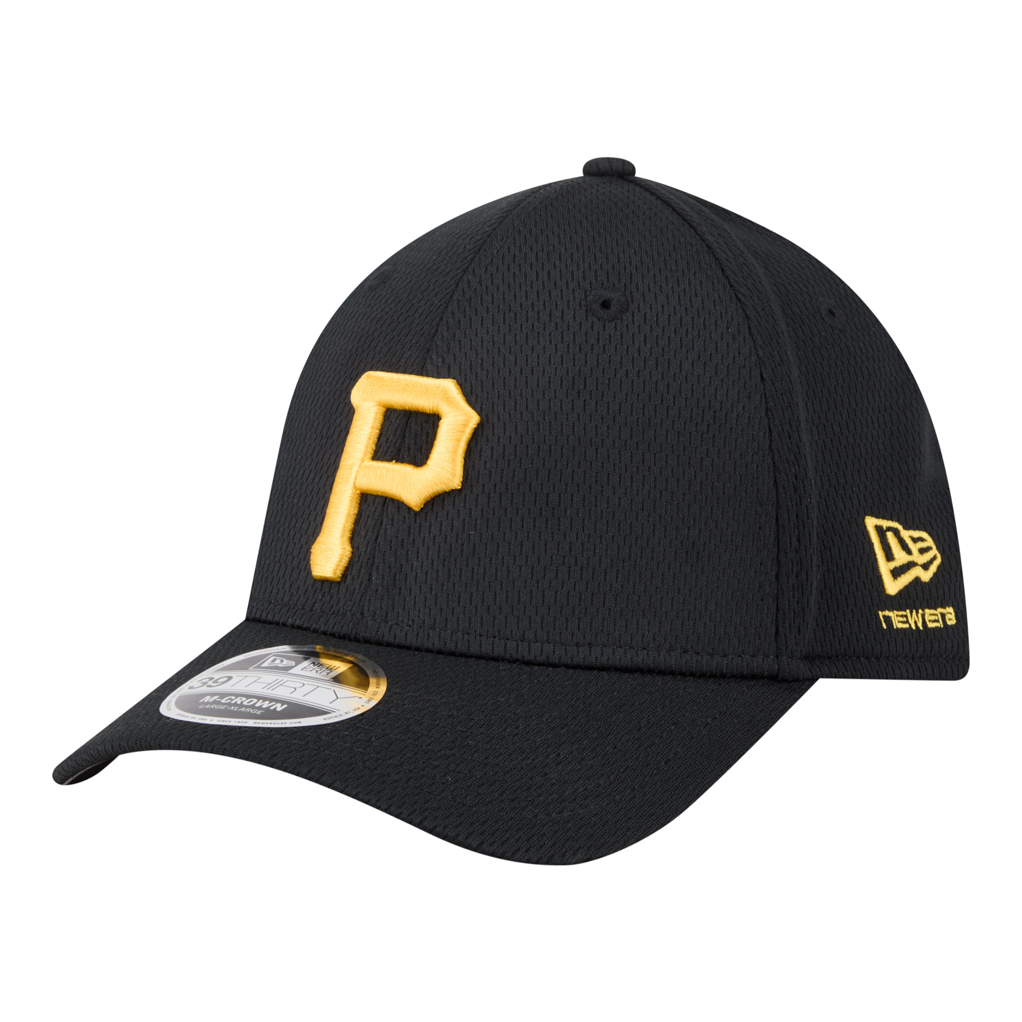 Men's New Era Black Pittsburgh Pirates Dash 39THIRTY Flex Hat