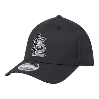 Men's New Era  Black St. Louis Cardinals Metallic 39THIRTY M-Crown Flex Hat