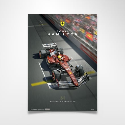 Scuderia Ferrari SF-25 Lewis Hamilton 2025 Poster