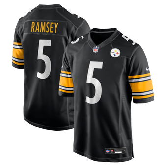 Men's Nike Jalen Ramsey  Black Pittsburgh Steelers Team Game Jersey