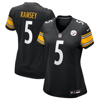 Women's Nike Jalen Ramsey  Black Pittsburgh Steelers Team Game Jersey