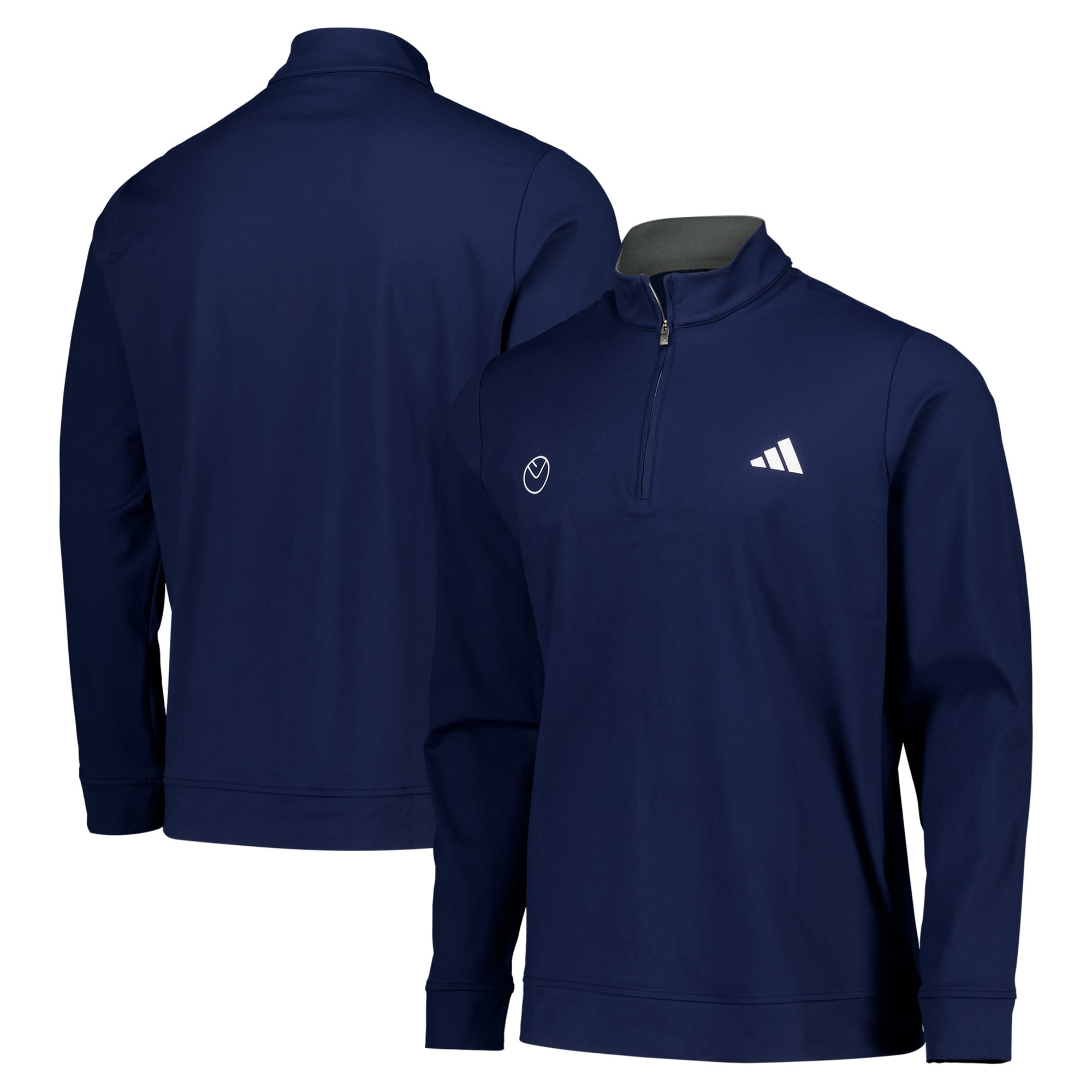 Leeds United adidas Golf Ultimate365 Classic Quarter-Zip - Navy