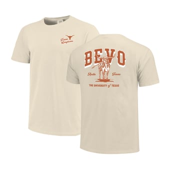 Unisex Image One  Natural Texas Longhorns Hyper Local Bevo T-Shirt