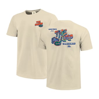 Unisex Image One  Natural Florida Gators Hyper Local Swamp Postcard T-Shirt