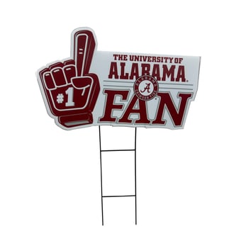 Pegasus Alabama Crimson Tide 11" x 23" #1 Fan Yard Sign