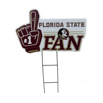 Pegasus Florida State Seminoles 11" x 23" #1 Fan Yard Sign