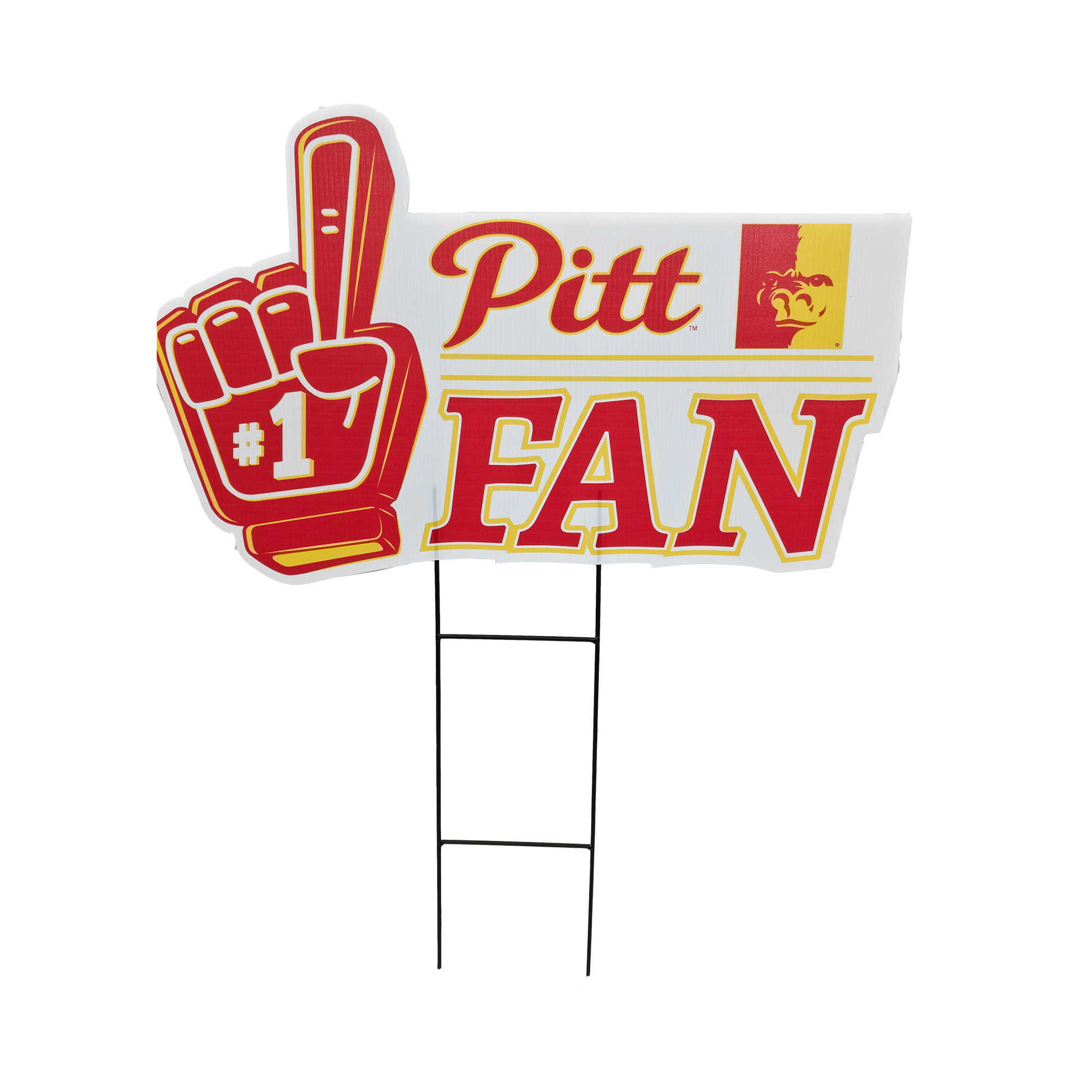 Pegasus Pittsburg State Gorillas 11" x 23" #1 Fan Yard Sign