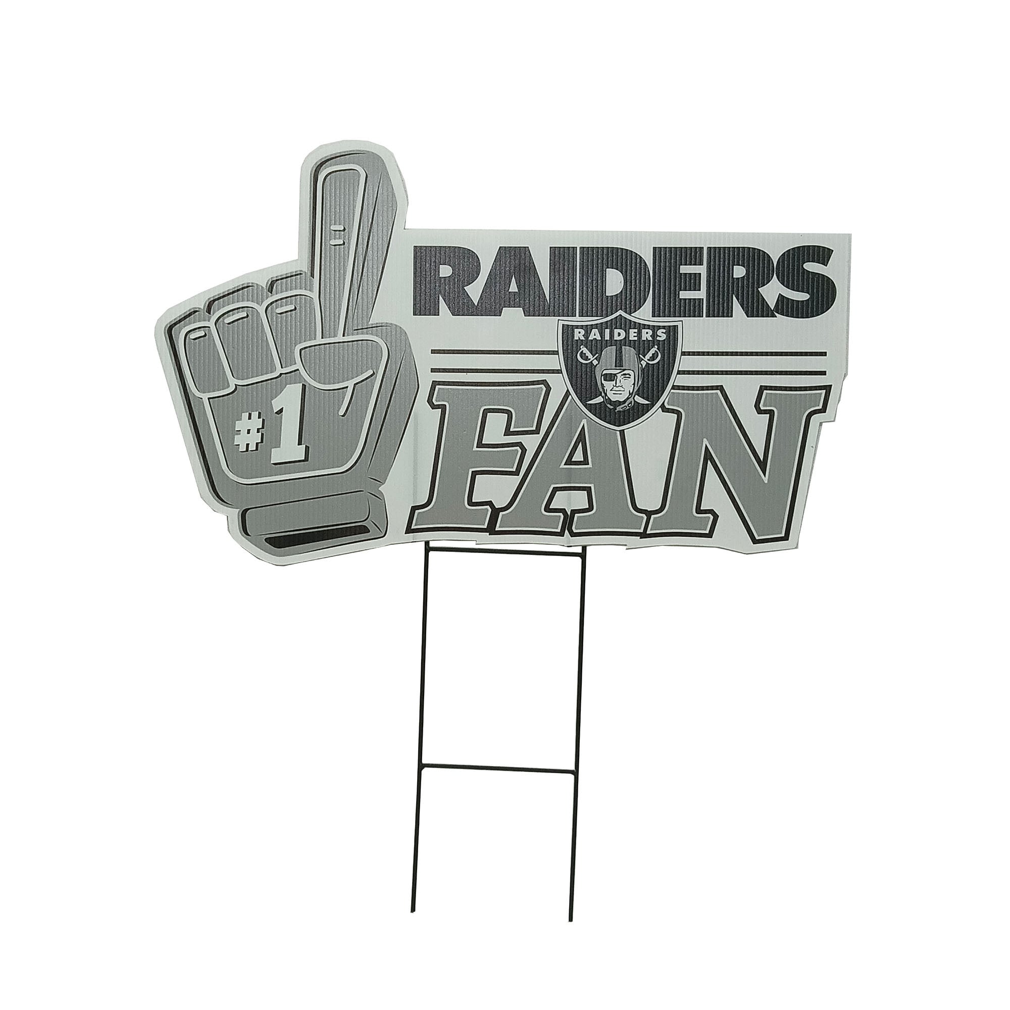 Pegasus Las Vegas Raiders 11″ x 23″ #1 Fan Yard Sign Pegasus Las Vegas Raiders 11″ x 23″ #1 Fan Yard Sign