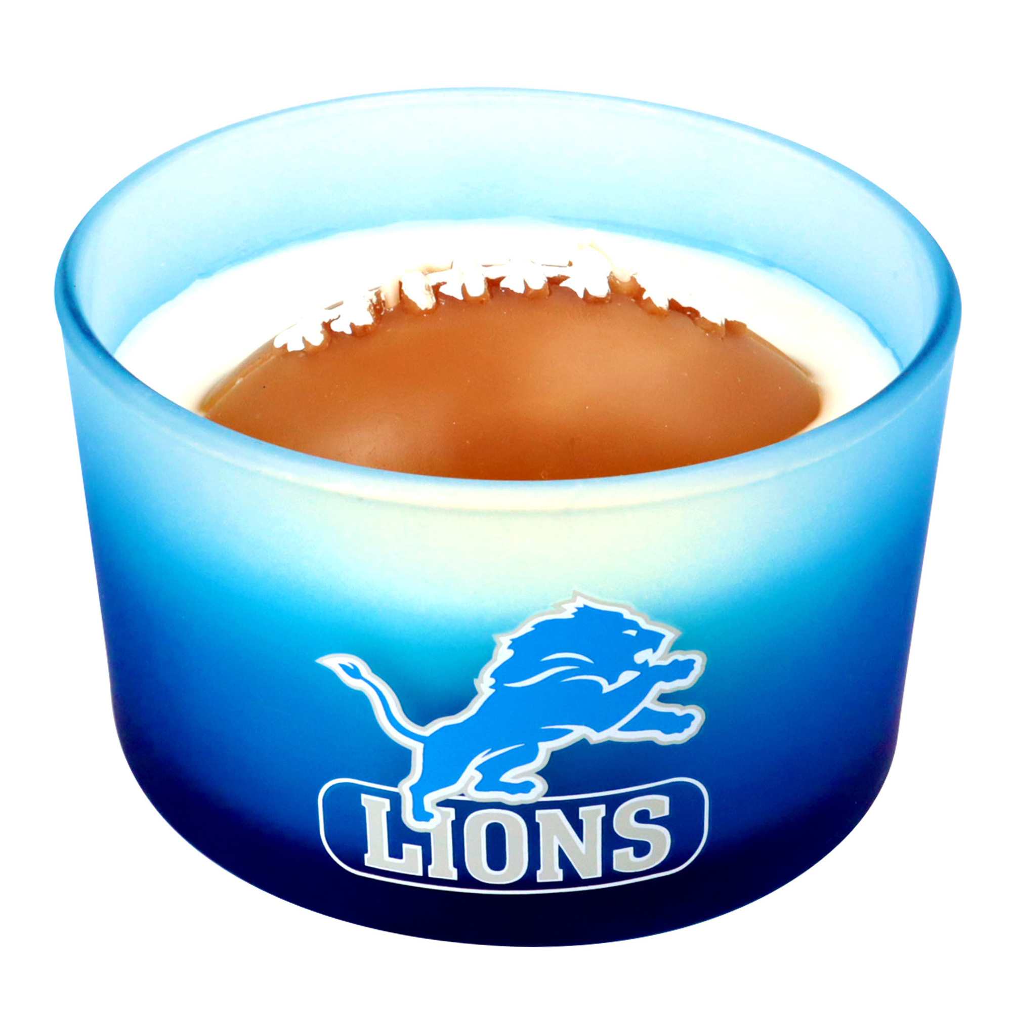 Pegasus Detroit Lions 14oz. 3D Wax Football Glass Candle
