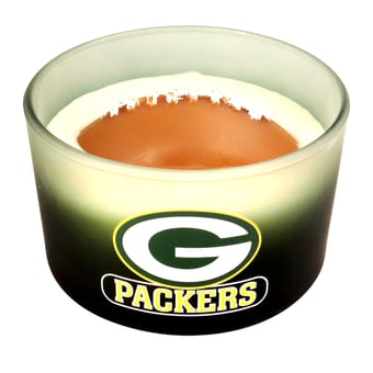 Pegasus Green Bay Packers 14oz. 3D Wax Football Glass Candle