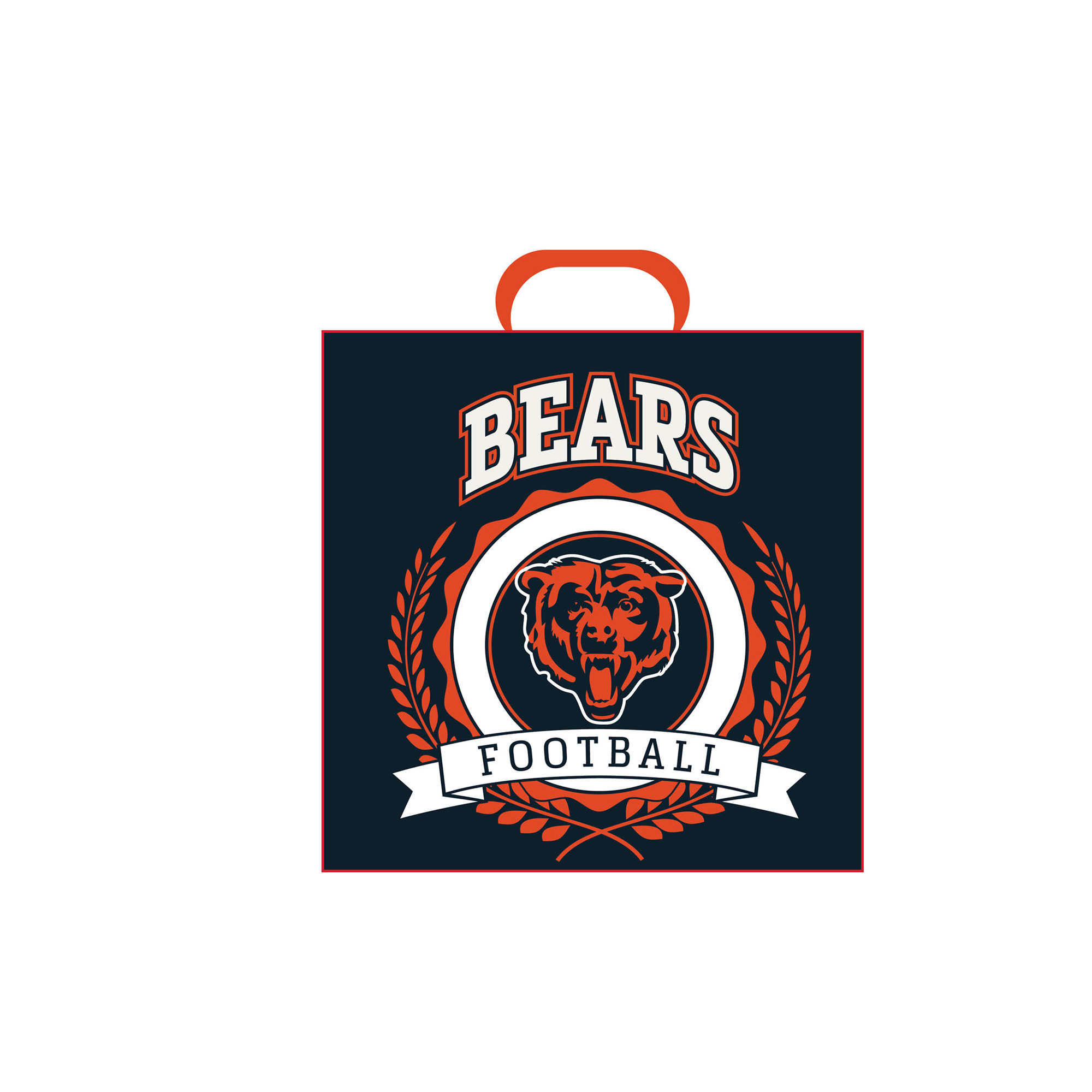 Pegasus Chicago Bears 14" Crest Logo Stadium Cushion