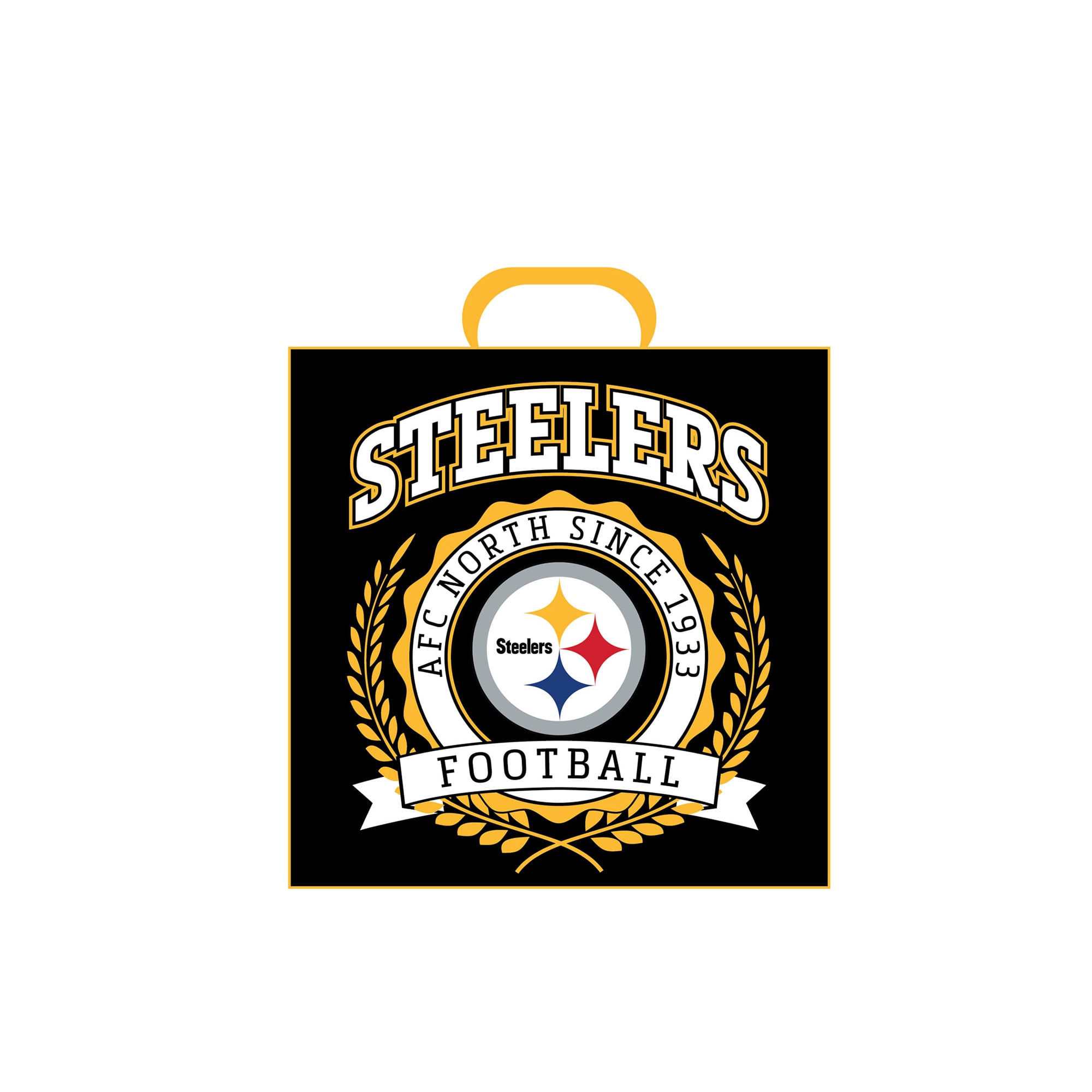 Pegasus Pittsburgh Steelers 14" Crest Logo Stadium Cushion