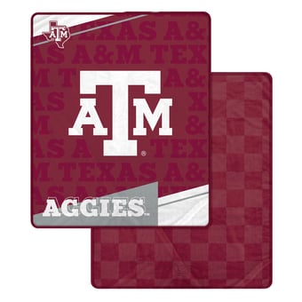 "Pegasus Texas A&M Aggies 60"" x 70"" Diagonal Ghost Checkered Double-Sided Blanket"