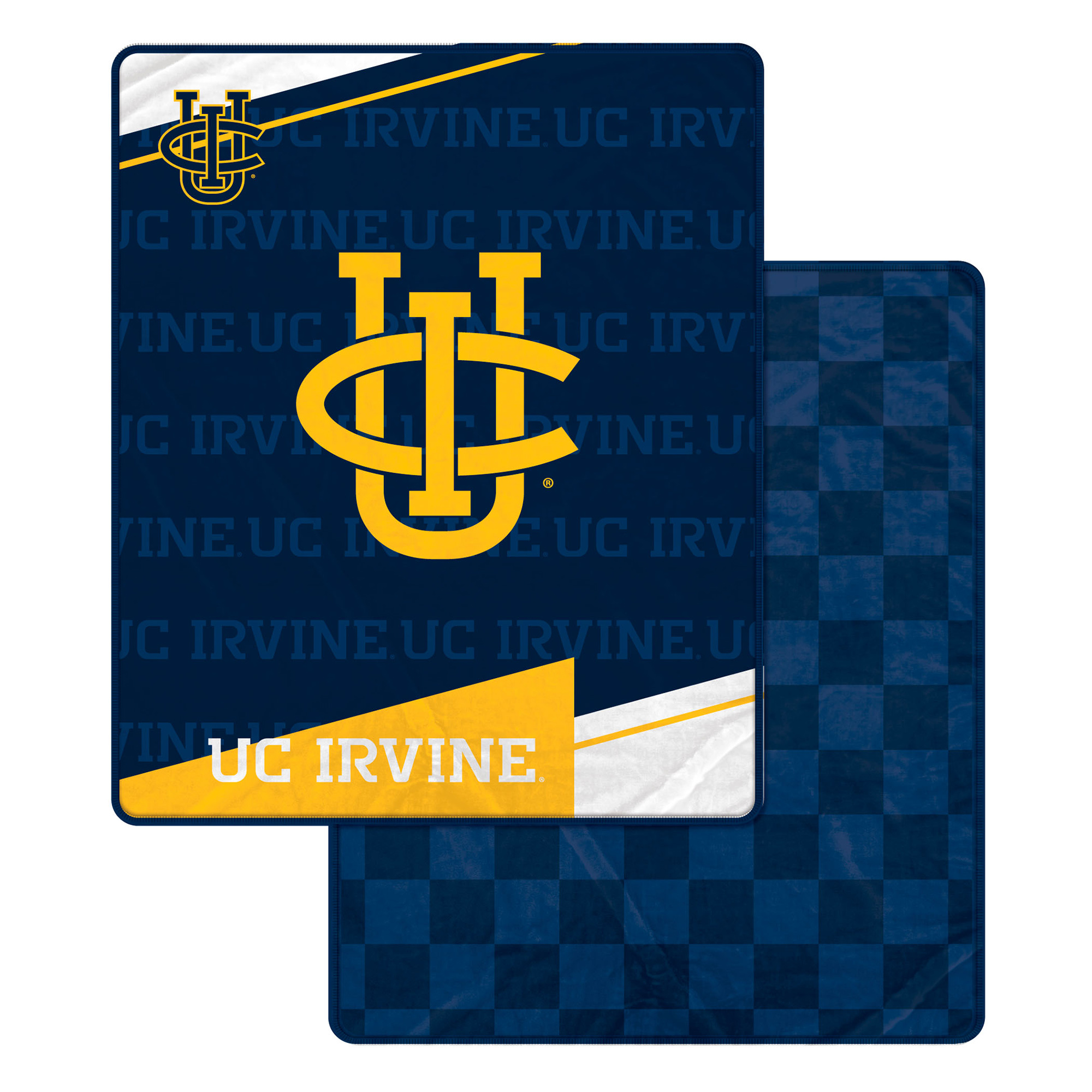 Pegasus UC Irvine Anteaters 60" x 70" Diagonal Ghost Checkered Double-Sided Blanket