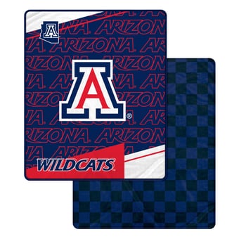 Pegasus Arizona Wildcats 60" x 70" Diagonal Ghost Checkered Double-Sided Blanket