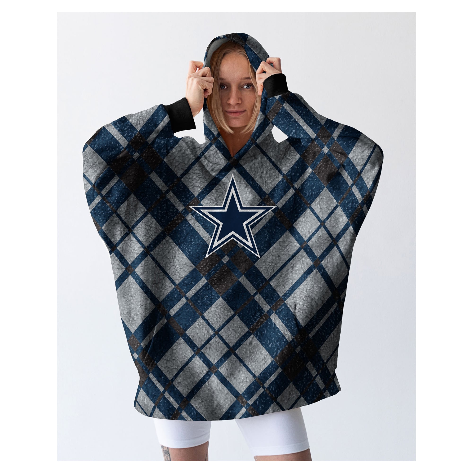 Pegasus Dallas Cowboys 34″ x 34″ Digital Dash Sherpa Hooded Fan Cape