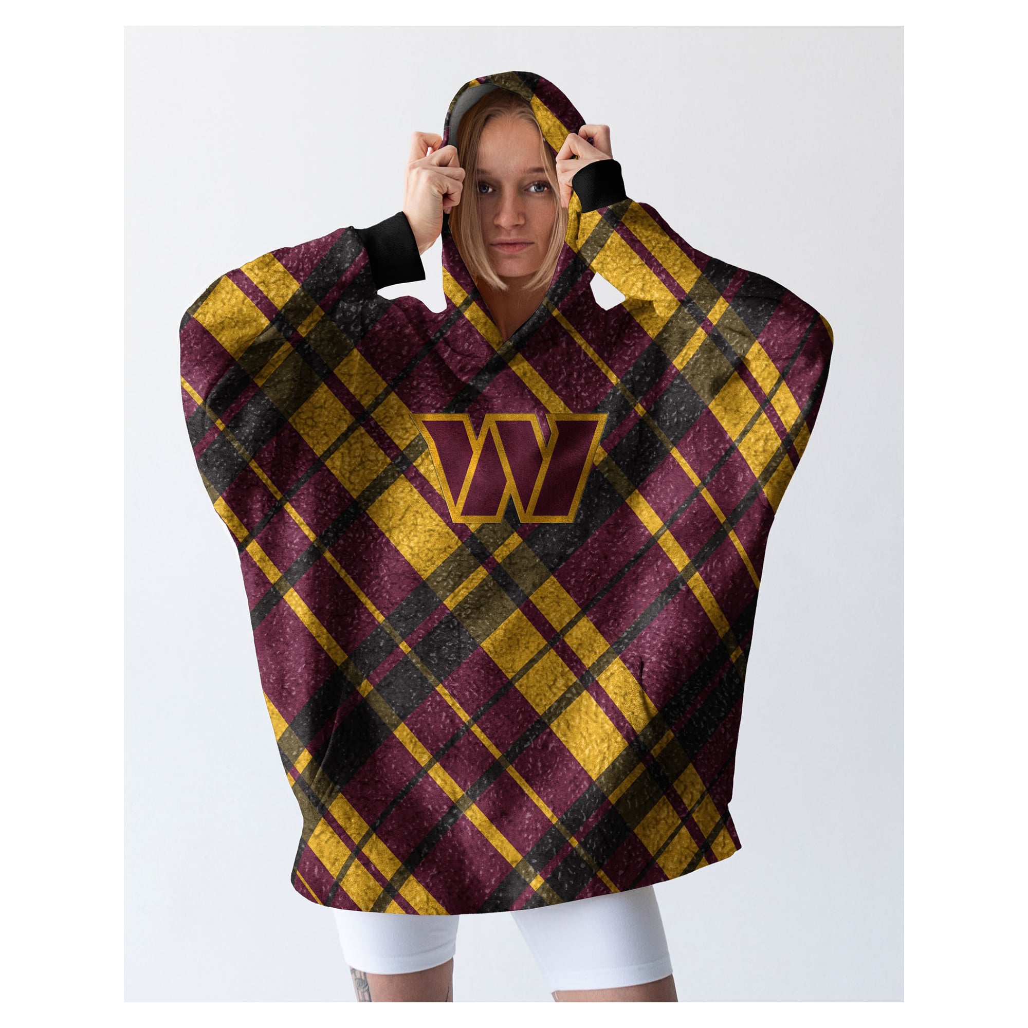 Pegasus Washington Commanders 34" x 34" Digital Dash Sherpa Hooded Fan Cape