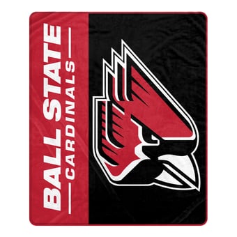 Pegasus Ball State Cardinals 50" x 60" Endzone Ultra Soft Throw Blanket