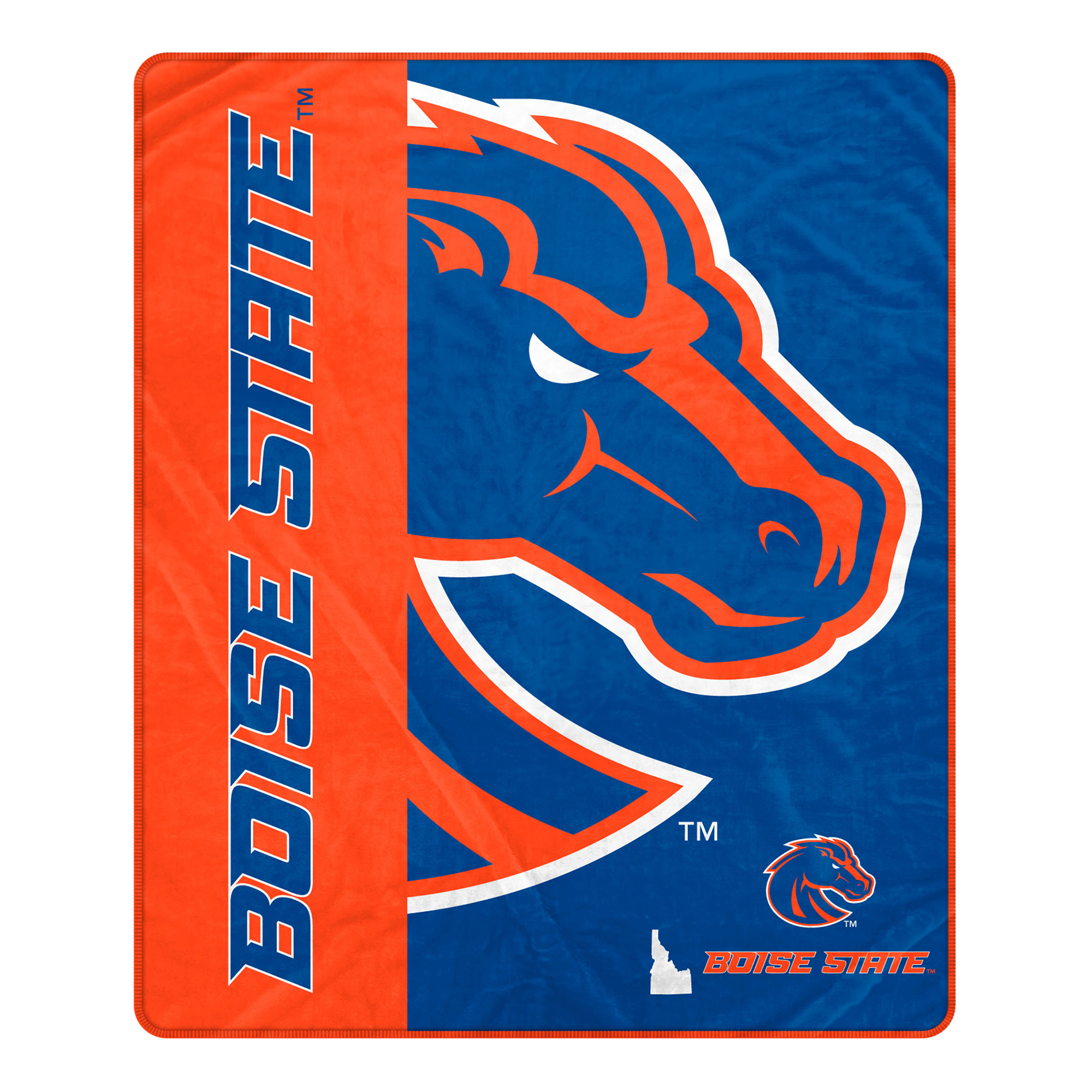 Pegasus Boise State Broncos 50" x 60" Endzone Ultra Soft Throw Blanket