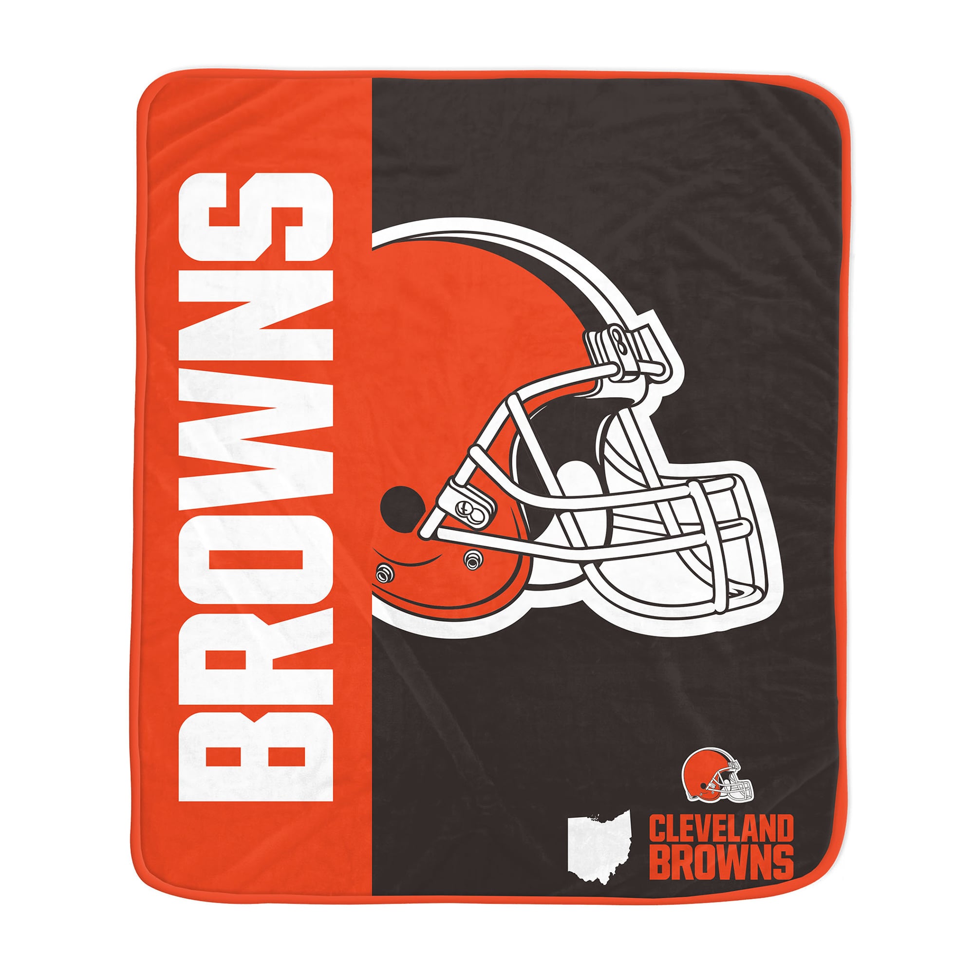 Pegasus Cleveland Browns 50" x 60" Endzone Ultra Soft Throw Blanket