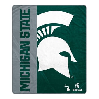 "Pegasus Michigan State Spartans 50"" x 60"" Endzone Ultra Soft Throw Blanket"