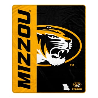 Pegasus Missouri Tigers 50" x 60" Endzone Ultra Soft Throw Blanket